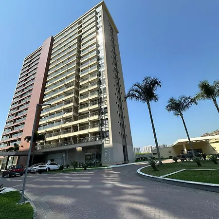 Apartamento Flat Com Cozinha E Garagem Riocentro Projac